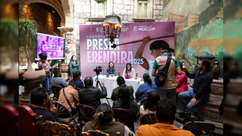 Por primera vez participarán niñas para Presea Eréndira; abre Seimujer convocatoria para galardón 