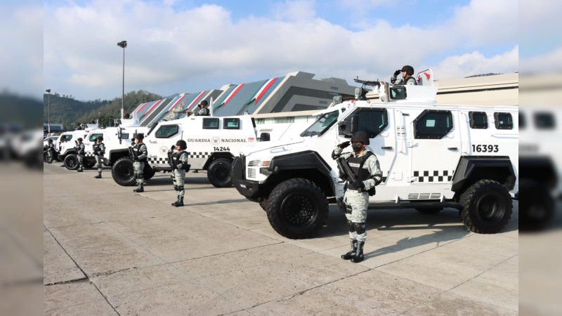 Arriban 300 elementos de la GN para reforzar seguridad en la zona fronteriza de Tamaulipas 