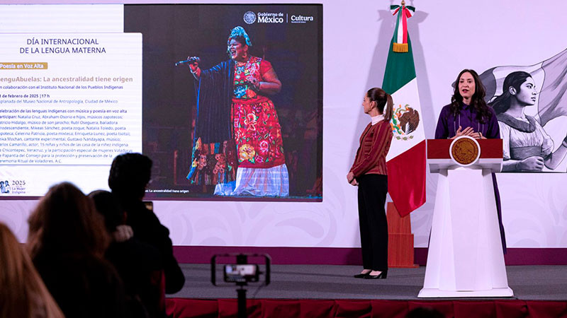 Claudia Sheinbaum presenta Cartelera de Actividades Culturales por el Año de la Mujer Indígena 