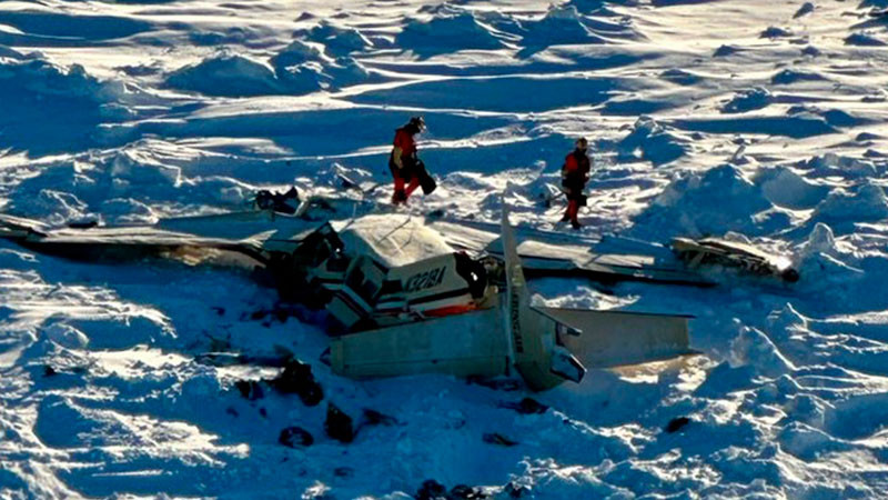 Guardia Costera localiza los restos de la avioneta desaparecida en Alaska 