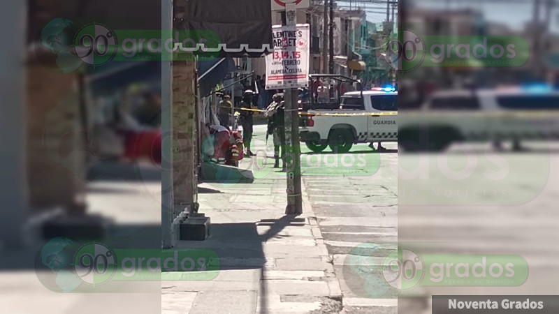 Ultiman a un hombre en Celaya, Guanajuato