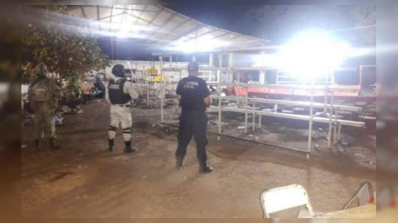 Matan a 4 personas en palenque clandestino en Tingambato, Michoacán  