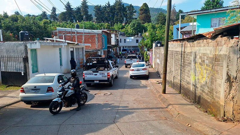 En Uruapan muere un hombre tras ser baleado al norte de la ciudad 