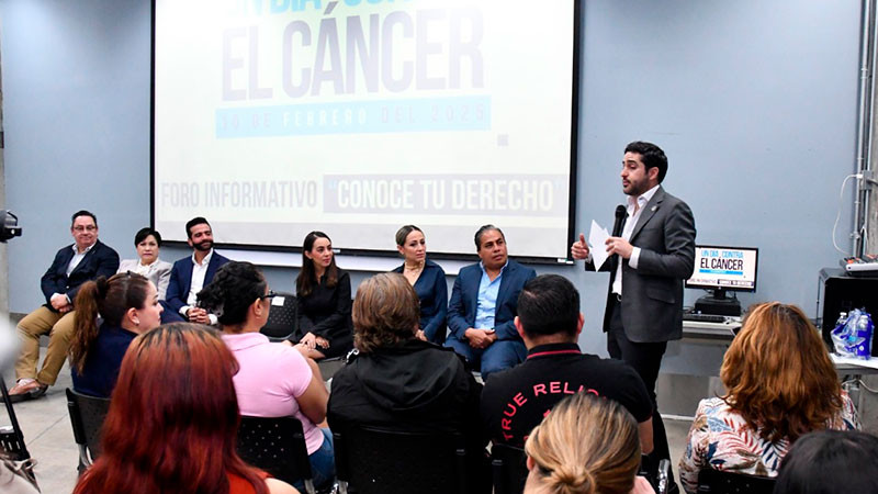 Realizan el foro “Conoce tu Derecho” para fomentar la detección oportuna del cáncer 