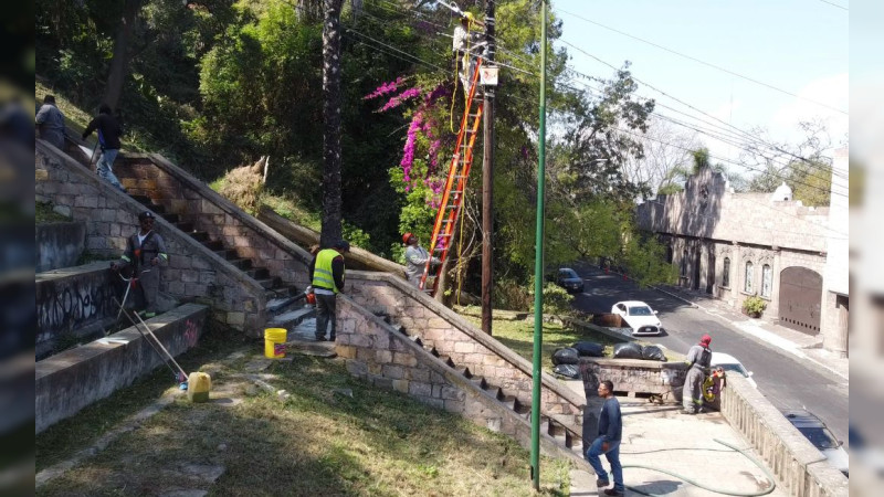 Morelia Brilla Más con Jornada Integral en las Escaleras de Santa María