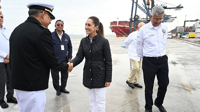  México no está en venta, la patria no se vende, dice Sheinbaum desde Veracruz 