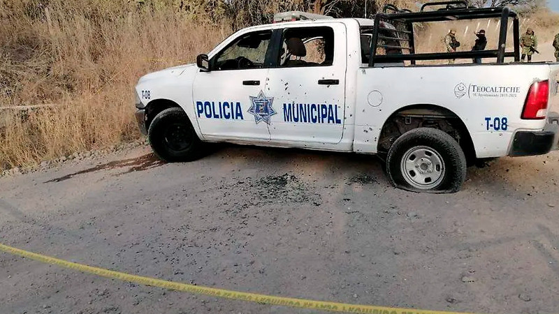 Desaparecen 8 policías de Teocaltiche, Jalisco 