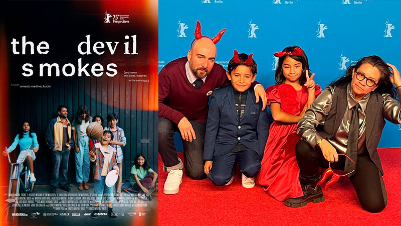 La película mexicana “El diablo fuma” fue estrenada en el Festival de Cine de Berlín, Alemania 