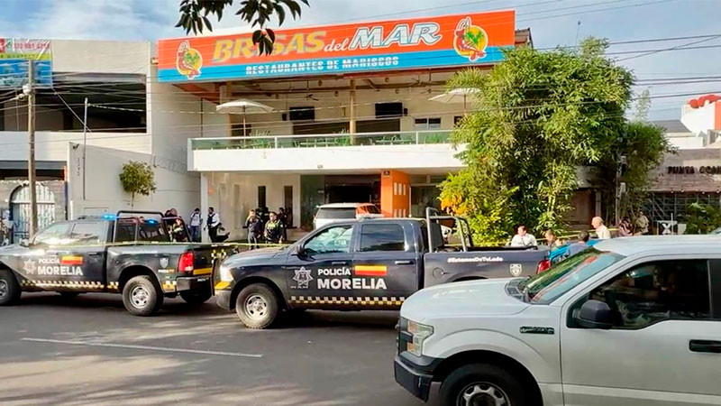 Ataque a balazos en restaurante de Morelia, Michoacán deja un muerto  