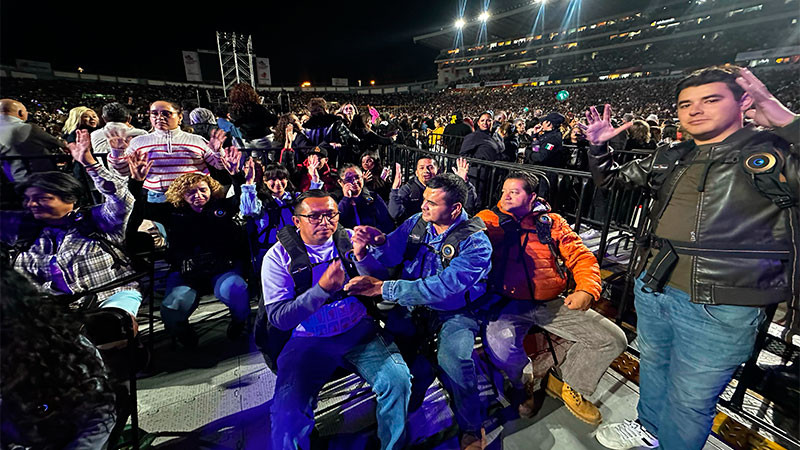 Chayanne para todos: personas sordas y ciegas disfrutaron concierto 