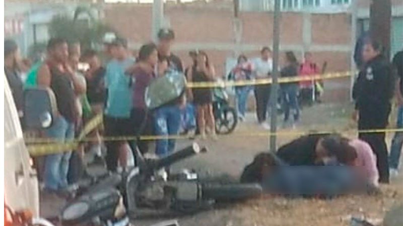 Deja accidente entre motociclistas, un hombre fallecido y un lesionado en Irapuato, Guanajuato