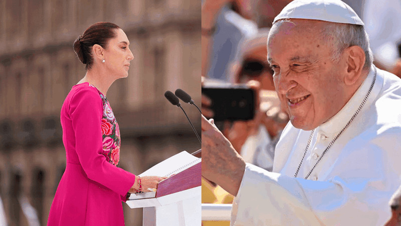 Papa Francisco representa mucho para la humanidad: Claudia Sheinbaum 