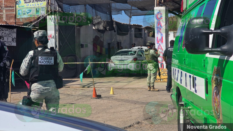 Balean a dos en Zamora, Michoacán; uno muere, el otro está herido