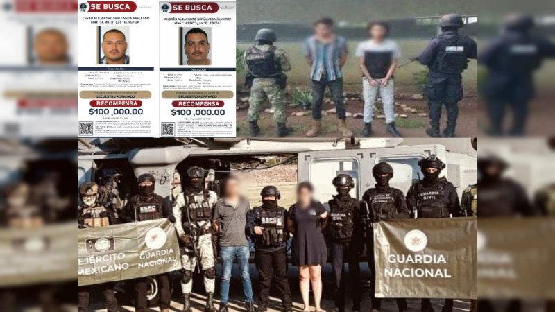 Federación acorrala al Botox, líder de los “Blancos de Troya” en Michoacán: Detenidos dos de sus hijos y un yerno; su hermano “El Jando”, de los más buscados 