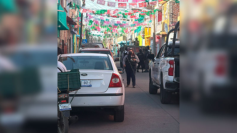 Fuerte operativo en colonia El Ranchito de Irapuato, Guanajuato, deja un detenido y una camioneta asegurada 