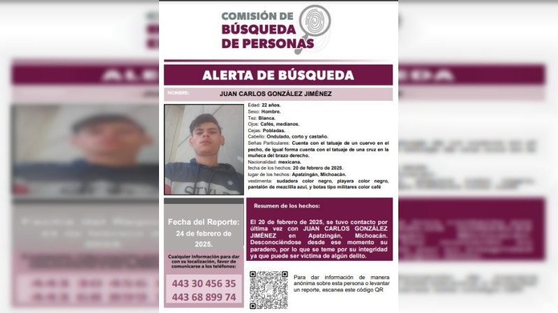 Buscan a familia de Jalisco desaparecida en Michoacán 