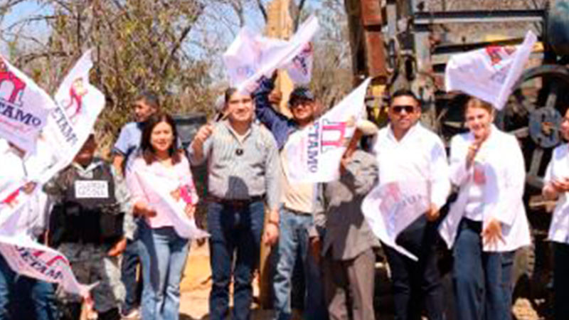 Inició Pablo Varona un nuevo pozo profundo para la localidad de La Mesa de Tototlán 