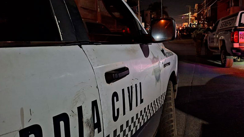 Atacan con arma de fuego a dos hombres en Uruapan, Michoacán 