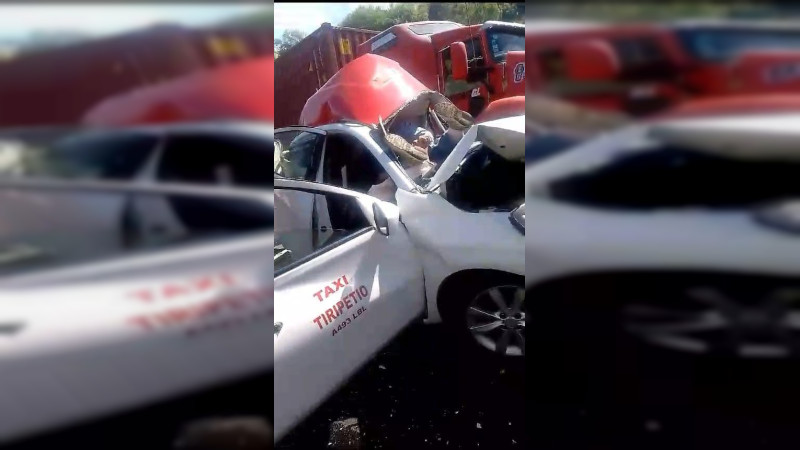 Trágico accidente en la Morelia-Pátzcuaro deja varios heridos