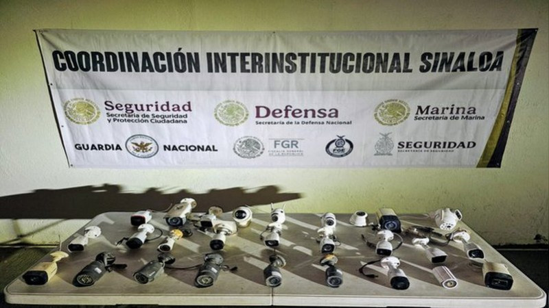 Retiran 27 cámaras de videovigilancia clandestinas en Culiacán; las utilizaba el crimen organizado 