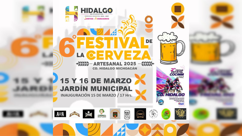 Listo el Festival de la Cerveza de Ciudad Hidalgo 