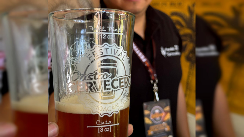 Vaso con Causa del Festival Gastro Cervecero apoyará con costos de operación de niña uruapense 