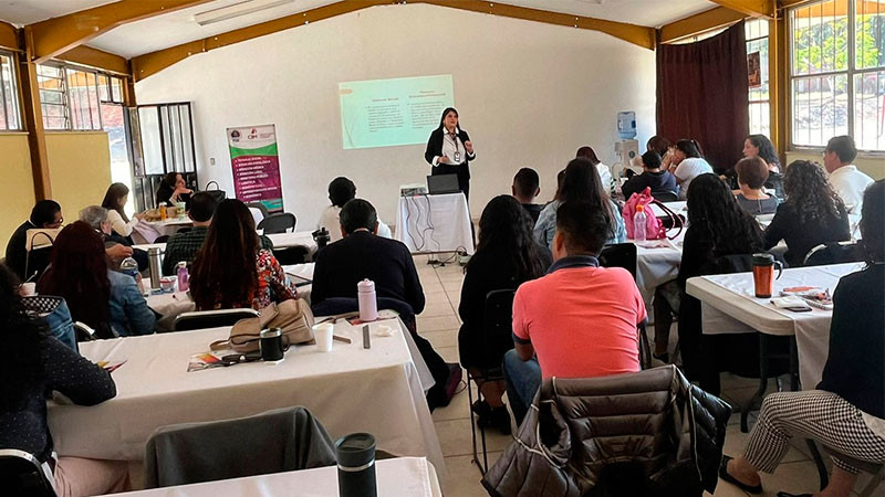 En escuela secundaria de Atapaneo, Michoacán CJIM Morelia imparte actividades en materia de promoción de los derechos de las mujeres 