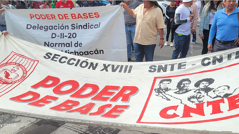 CNTE Poder de Base saldrá a las calles a manifestarse  