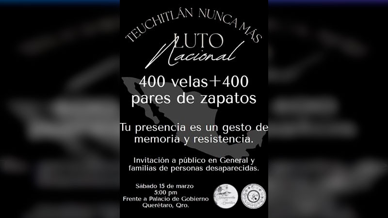 Invita Colectivo Desaparecidos Querétaro a vigilia nacional tras hallazgo de crematorios clandestinos en Jalisco  