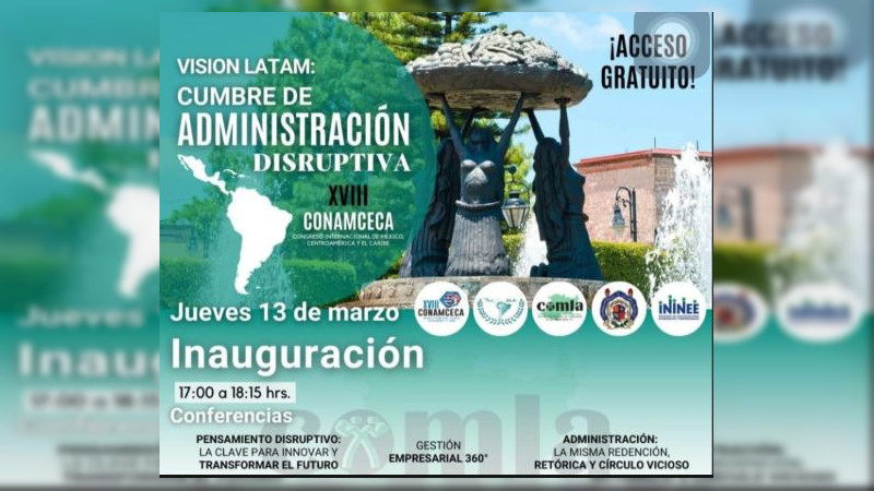 Este jueves arranca el XVIII Congreso Internacional de México, Centroamérica y el Caribe en Morelia 