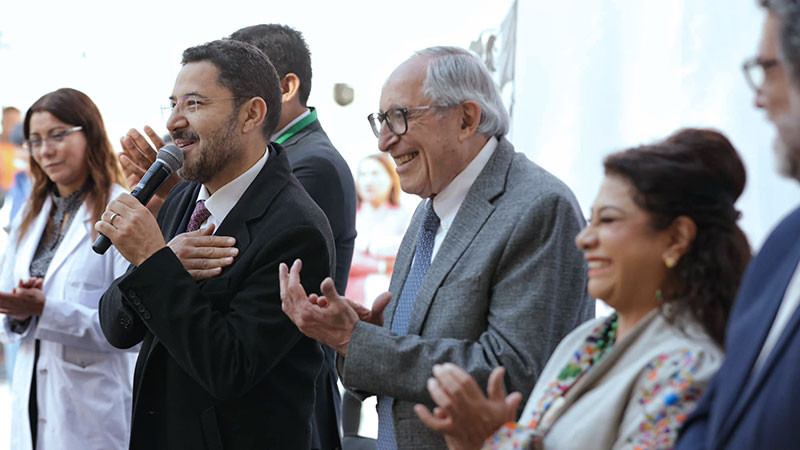 Participa ISSSTE en el arranque de las jornadas de salud de la estrategia nacional Vive saludable, vive feliz 