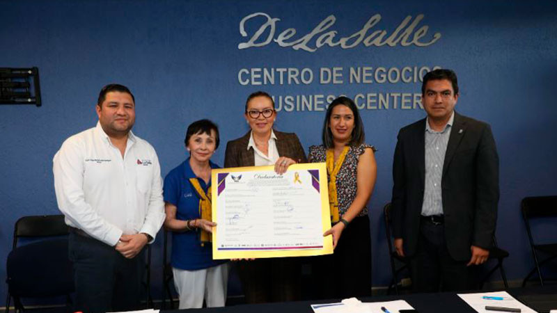 Red Juntos por Michoacán firma Declaratoria con AMANC en pro de la lucha contra el cáncer infantil 