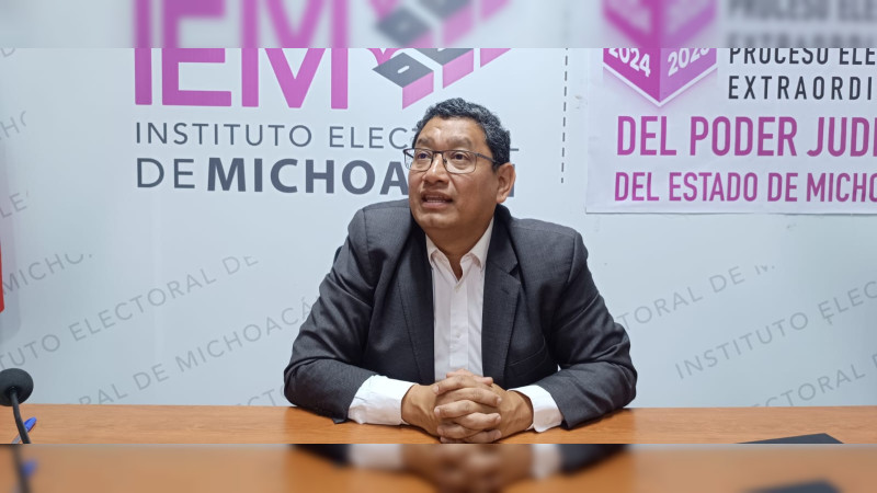 En Michoacán, comités distritales para elección del PJ  quedan listos el domingo 