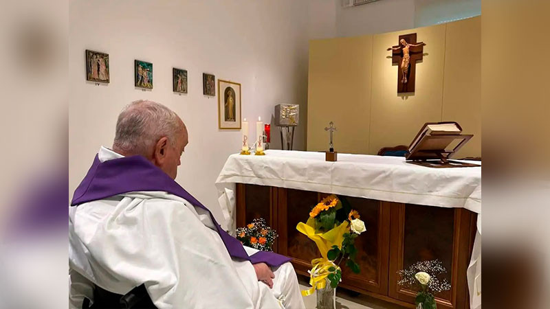 Presenta mejoras en su salud el Papa Francisco 