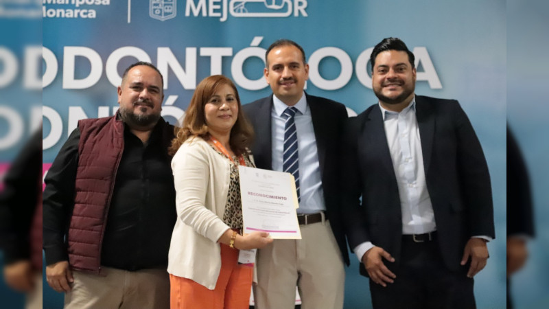 Reconoce sector salud de Michoacán labor de odontólogos por cuidado de la salud dental 