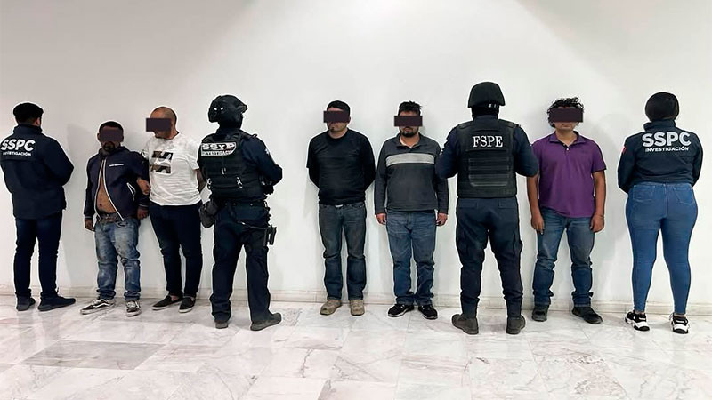 Desarticulan célula criminal dedicada al robo de carga en Guanajuato 