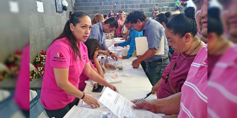 Avanzan Caravanas del Registro Civil en Morelia Noventa