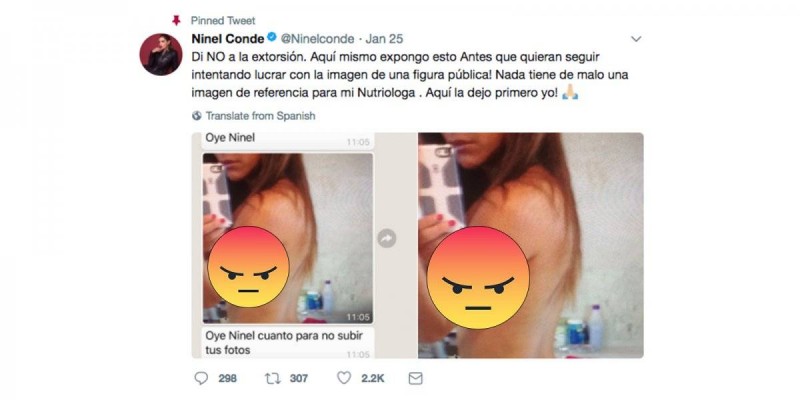 Ninel Conde Boicotea Intento De Extorsión Le Pedían Dinero Por No Subir Fotos Semidesnuda