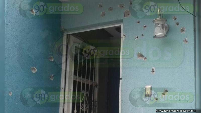 Guanajuato: Balean casa en Moroleón; un muerto y dos heridos  