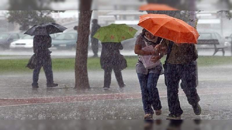 Lluvias de muy fuertes a intensas se esperan en gran parte del país 