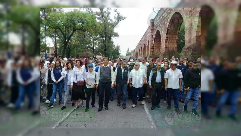 Marchan en Morelia por más presupuesto para la Universidad Michoacana 