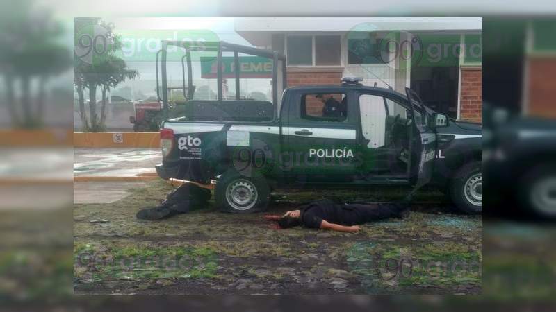 Dos policías muertos y uno herido tras emboscada en Jaral del Progreso, Guanajuato - Foto 0 