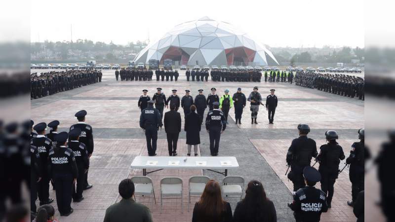 Gobierno municipal fortalece a la Policía de Morelia con entrega de uniformes y  equipo - Foto 4 