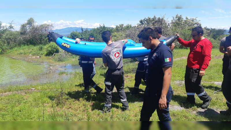 Rescatan cuerpo de joven de Caltzontzin que se ahogó en Peribán, Michoacán - Foto 0 