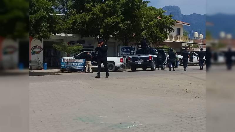 Se registra enfrentamiento en Huetamo, Michoacán, hay dos  muertos  - Foto 0 