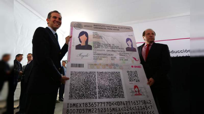 Nueva credencial para votar contará con 24 medidas de seguridad 