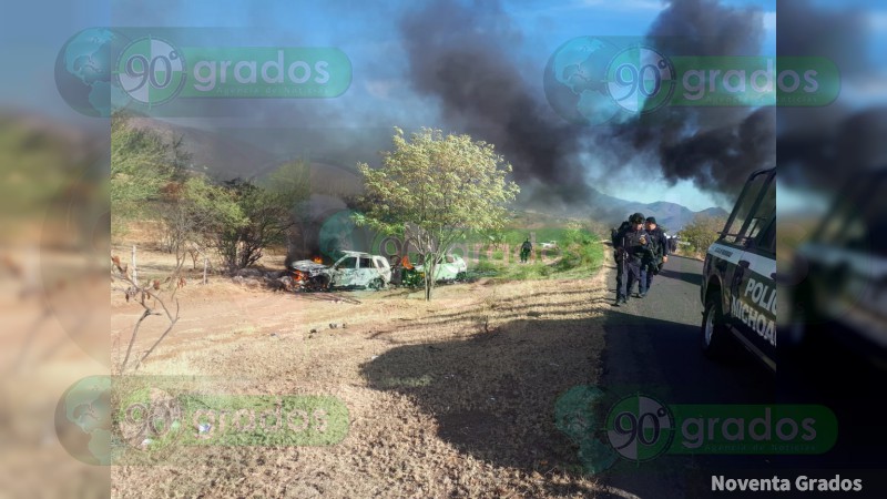 Matan a policía municipal en enfrentamientos en Churumuco; CJNG bloquea carretera - Foto 1 