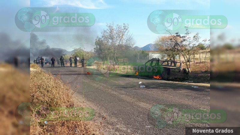 Matan a policía municipal en enfrentamientos en Churumuco; CJNG bloquea carretera - Foto 2 